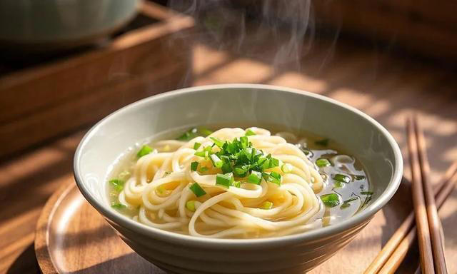 清汤面好吃有诀窍，教你面馆不外传的秘诀，面条筋道，汤鲜味美！