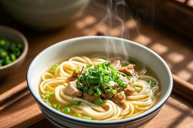 清汤面好吃有诀窍，教你面馆不外传的秘诀，面条筋道，汤鲜味美！