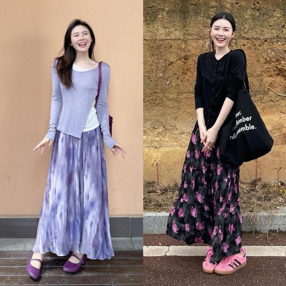 “松松半裙”今年最流行，这样穿太高级了！