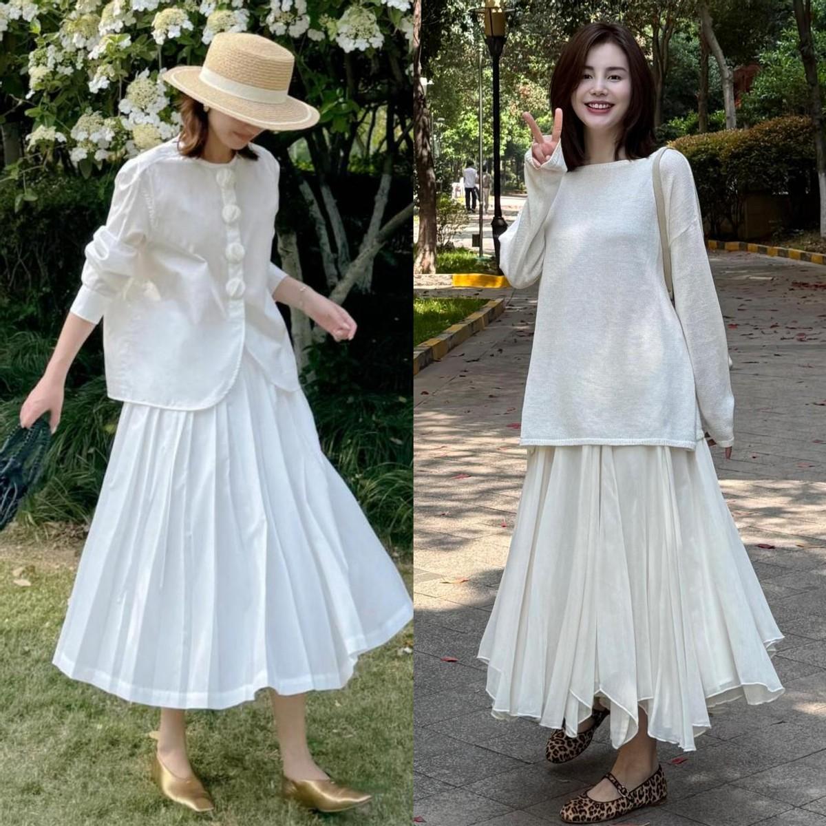 “松松半裙”今年最流行，这样穿太高级了！