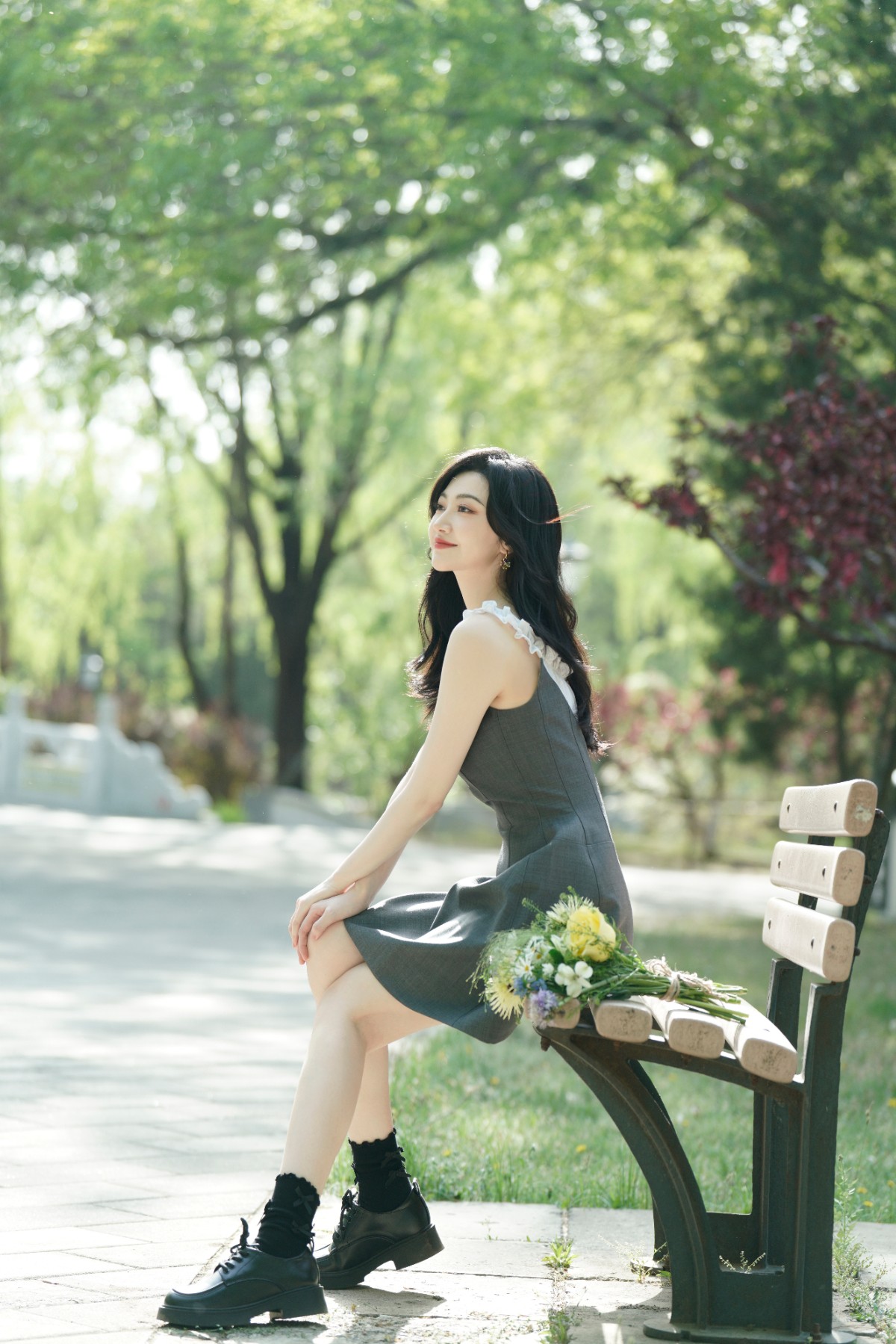 景甜輕熟通勤風太養眼