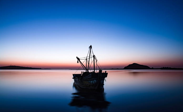 置身于蓝调风光