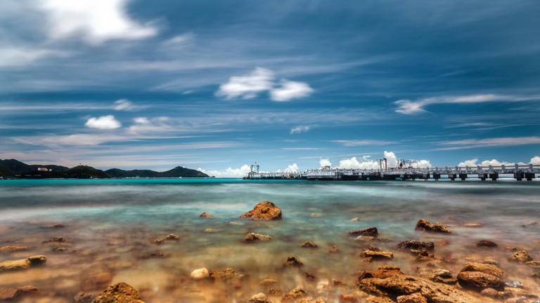 置身于蓝调风光