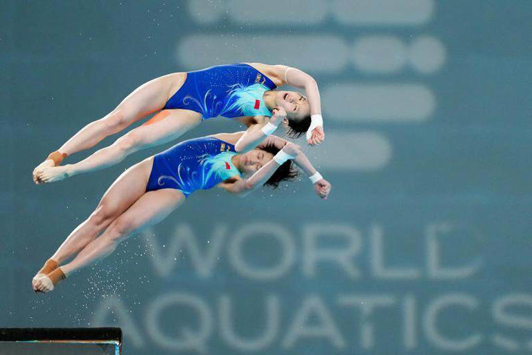 【跳水世界杯】陈芋汐/全红婵巴黎奥运后再联手，中国队包揽首日五金