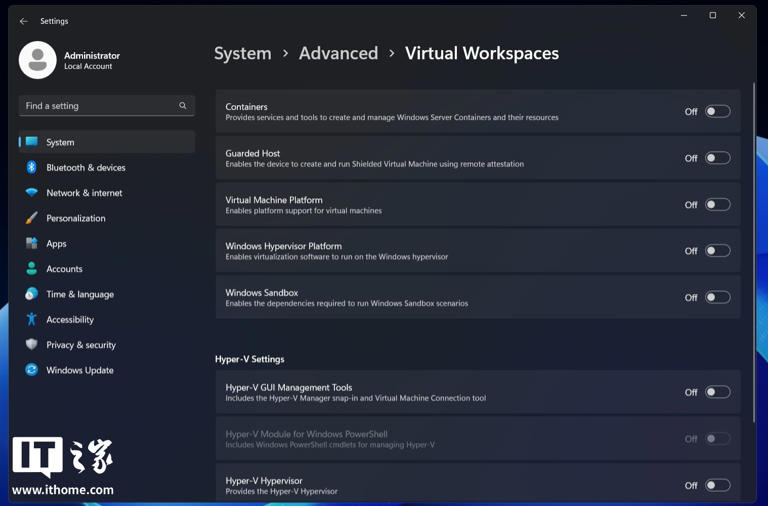 Win11将推 “高级设置” 页面，整合长路径、虚拟工作区等功能