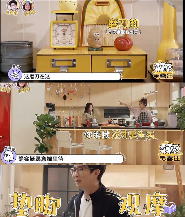 姜妍做一桌年夜饭级别的美食，招待毛不易李雪琴，40万大冰箱抢镜-图15
