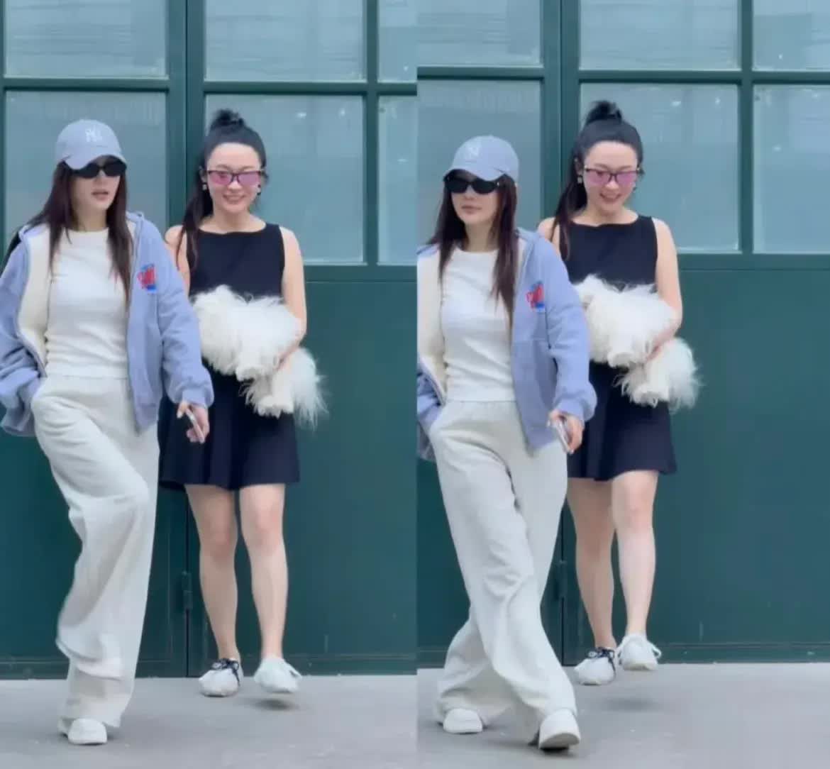 霍思燕贾乃亮两家出游，甜馨身高碾压嗯哼！