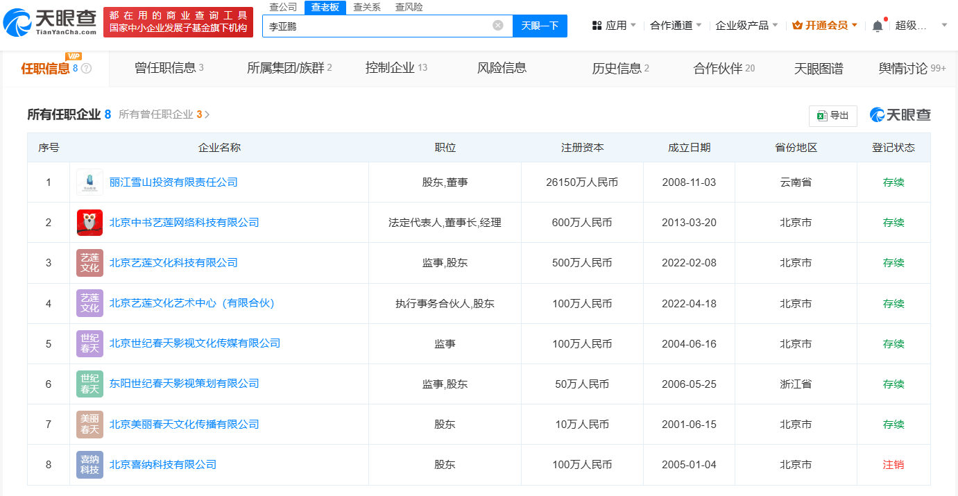 李亚鹏仍被法院限消 名下公司欠税561万-图3