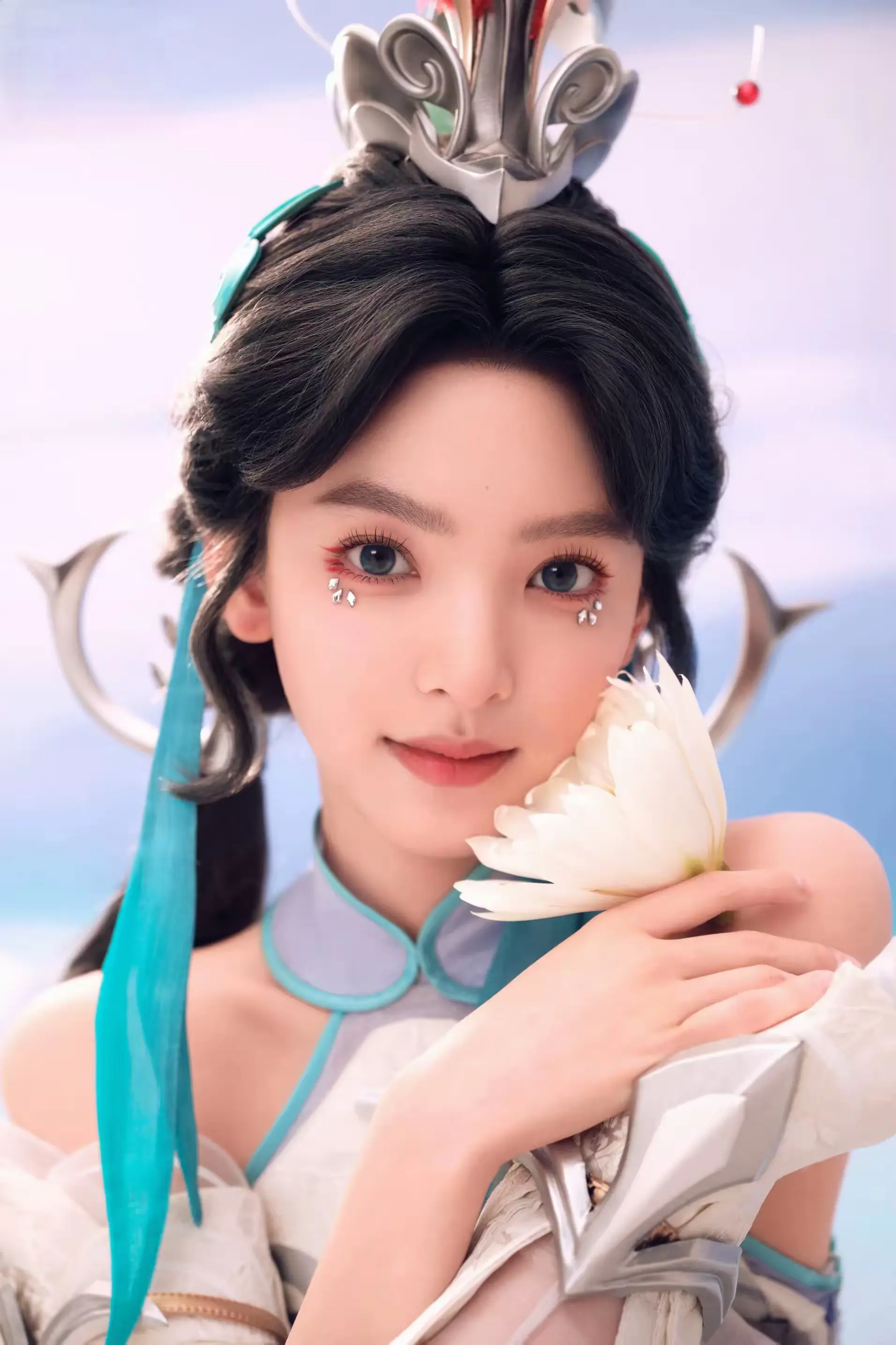 同样是COS大乔白鹤梁神女，龙虾造型被全网爆夸，章若楠气质一绝