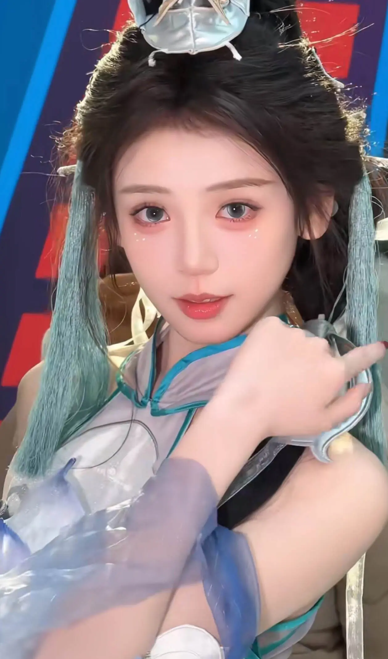 同样是COS大乔白鹤梁神女，龙虾造型被全网爆夸，章若楠气质一绝