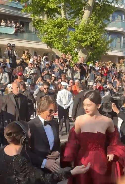 谁懂戛纳红毯阿汤哥与赵樱子握手含金量？东方美出圈引合作呼声