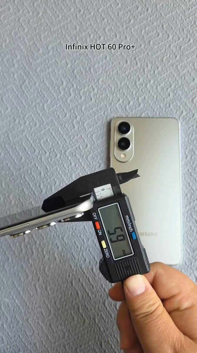 传音Infinix Hot 60 Pro+更多图片曝光：仅5.95mm厚、154.6g重