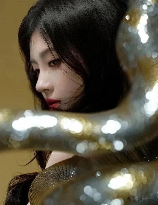 鞠婧祎金蛇造型引爆热搜，东方美学与争议齐飞