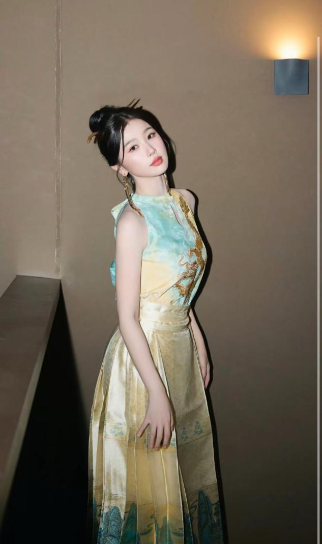 虞书欣穿马面裙太精致，古代与现代的完美碰撞，国风终于成主流