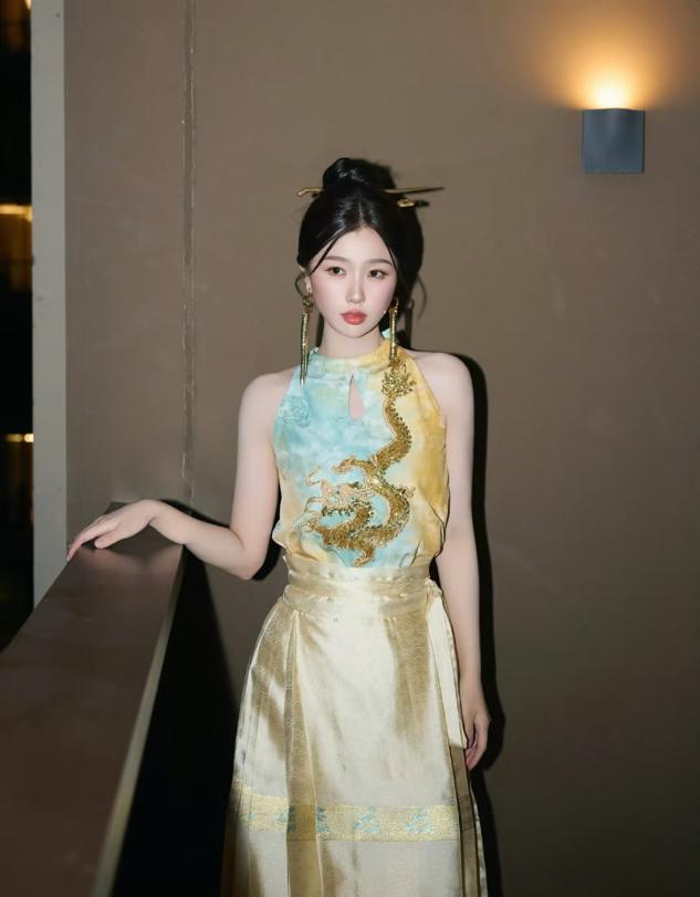 虞书欣穿马面裙太精致，古代与现代的完美碰撞，国风终于成主流