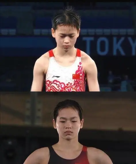 陈芋汐和新搭档夺冠领奖，台下全红婵成遗憾，她的预言似乎成真了