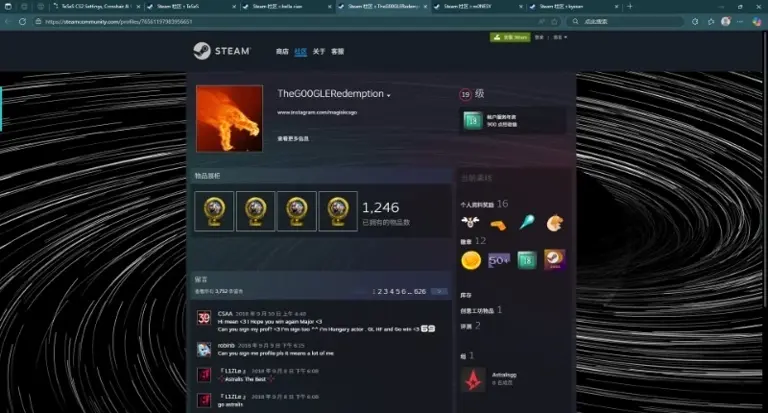 csgo知名职业哥 steam主页及链接大全（上）