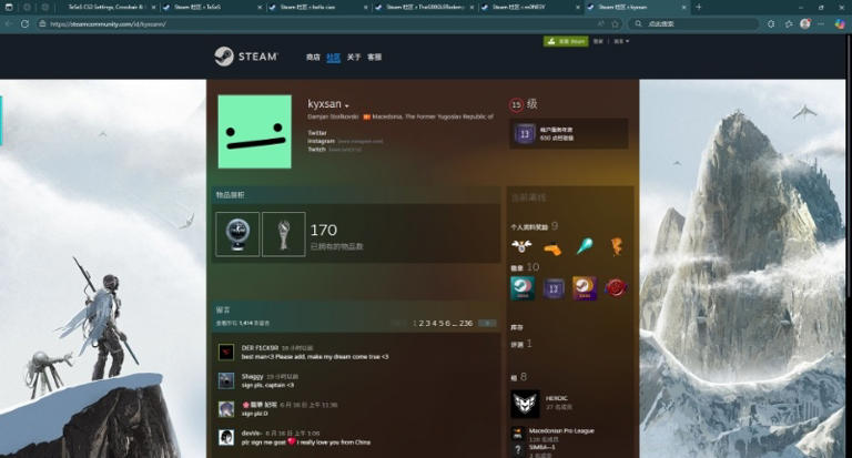 csgo知名职业哥 steam主页及链接大全（上）