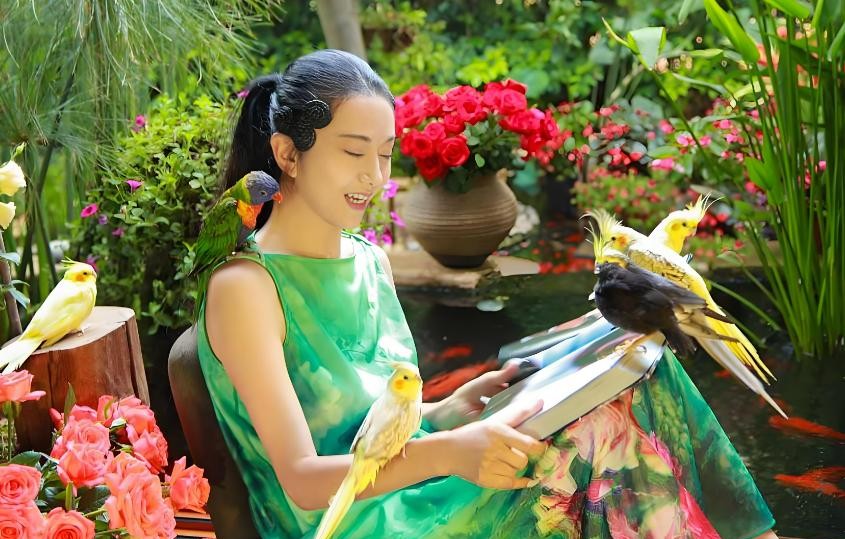 67岁的杨丽萍和75岁的前夫复合了？富商前夫人如其名，的确纯情。