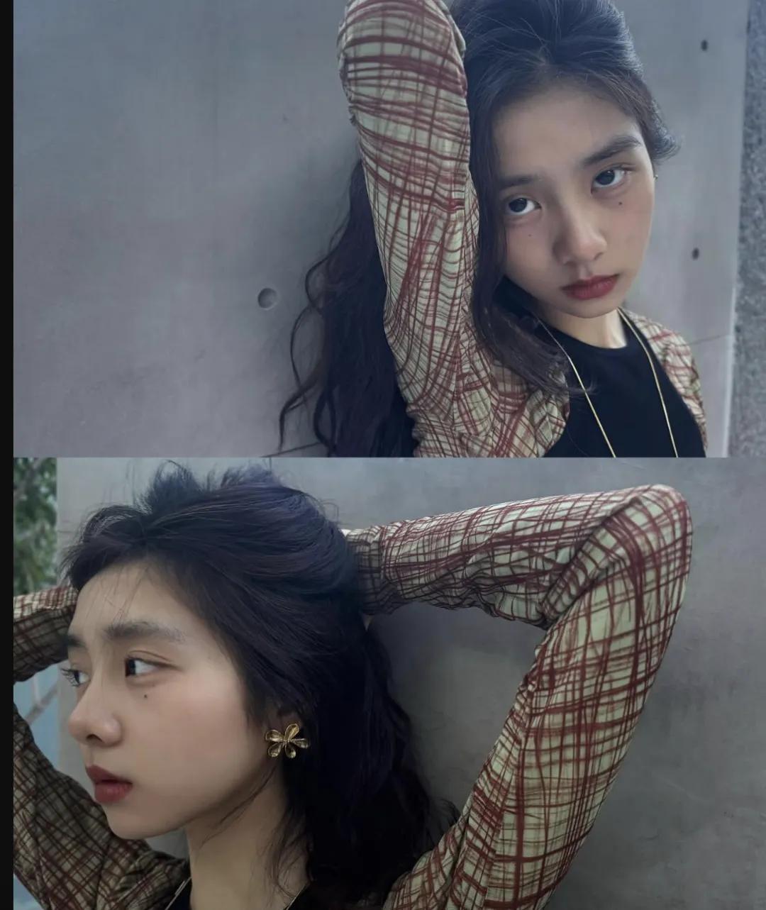 19岁黄多多素颜照曝光，穿300元背心500元衬衣，穿出了大牌风