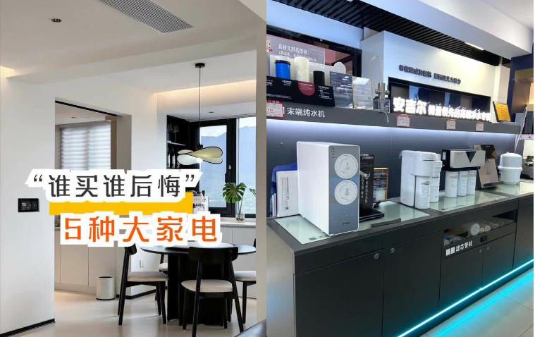 “谁买谁后悔”的5种大家电，销售员：家里没矿别买，闲置率太高