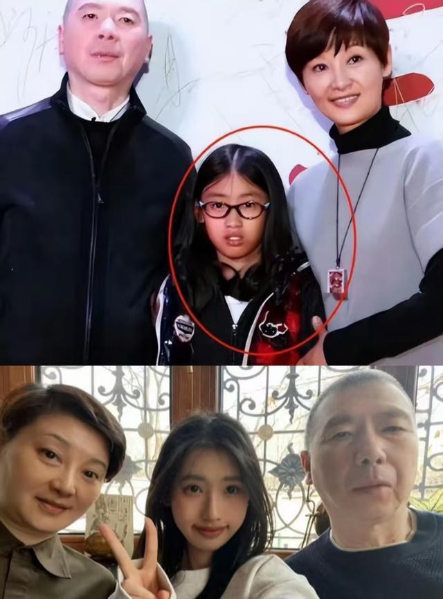 冯小刚带养女参加活动，19岁徐朵和雷佳音同框，漂亮自信真像徐帆