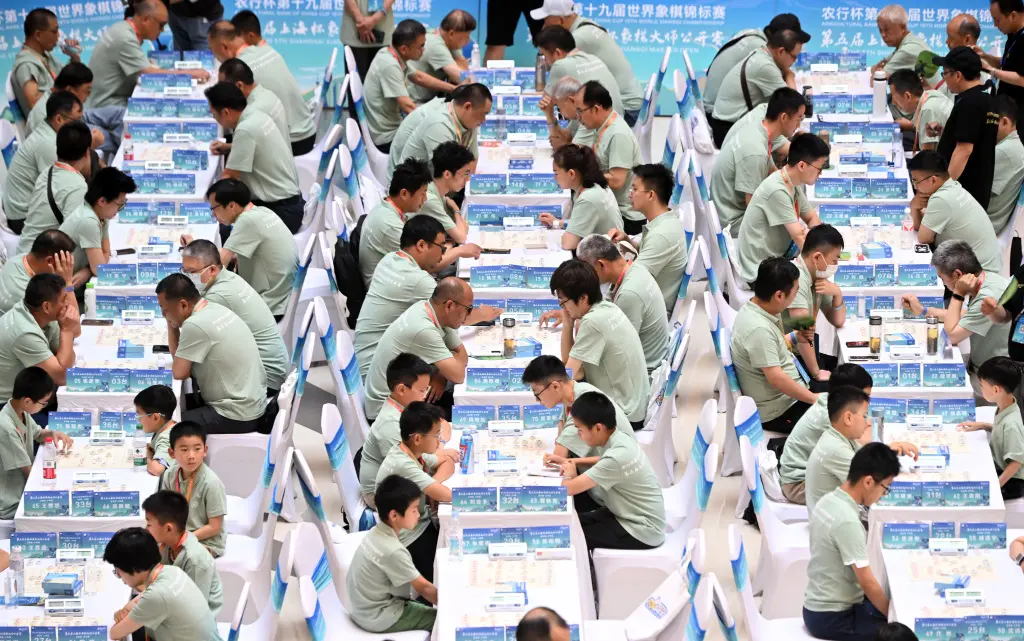 世锦赛时隔26年重回上海，两项大赛同期举办掀起象棋热