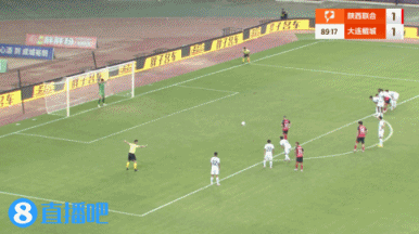 中甲-陕西联合2-1大连鲲城 阿兹拉克点射绝杀穆谢奎建功