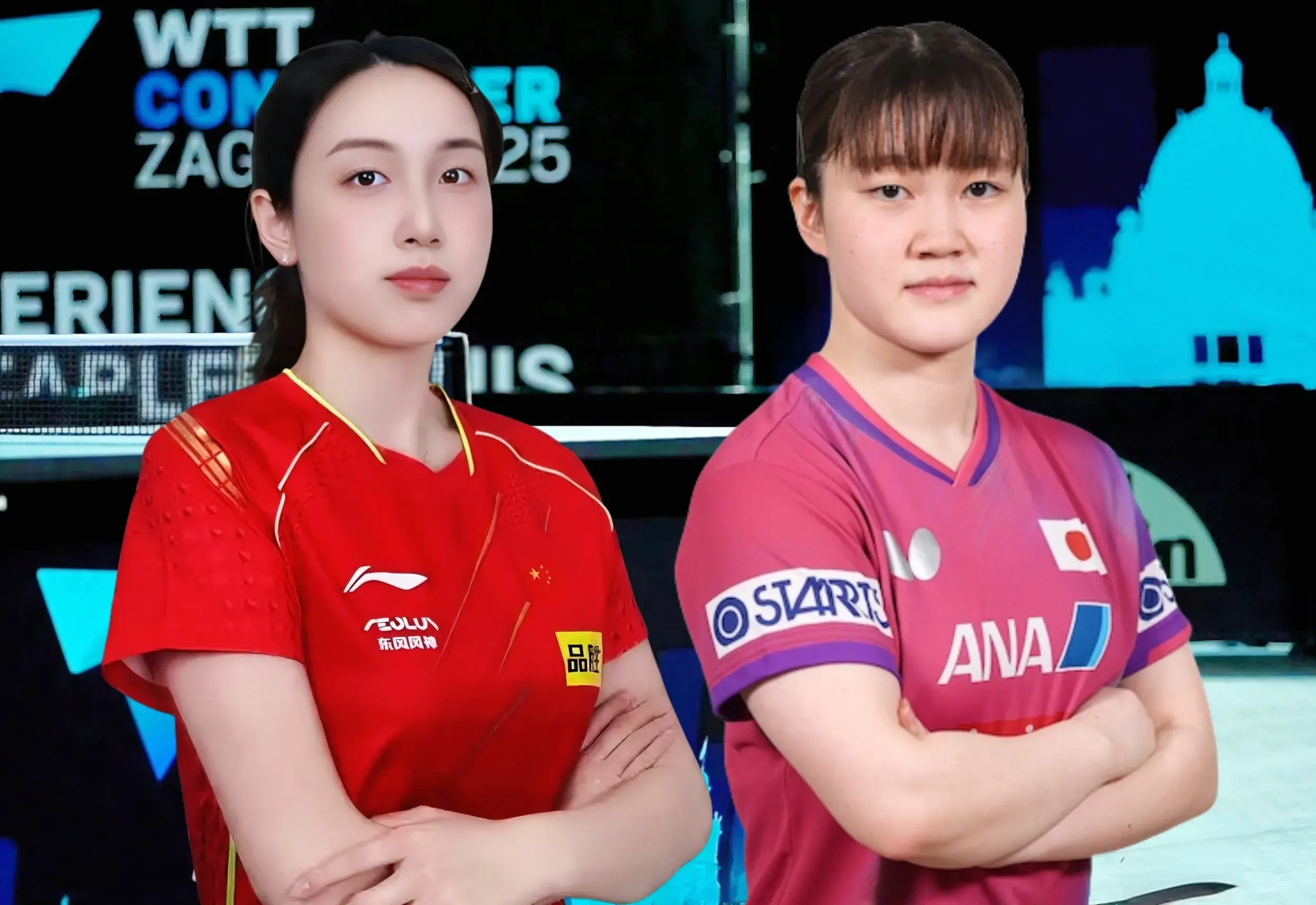 WTT萨格勒布站：28日晚国乒4胜3负，男双杀进决赛，女双打无