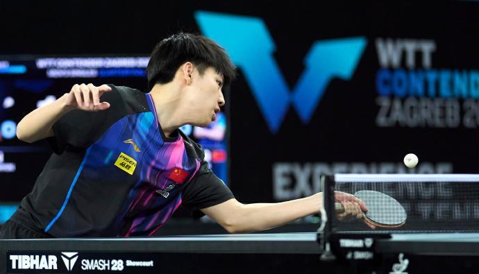 WTT萨格勒布站：3-0，中国19岁小将陈垣宇与张本智和争冠