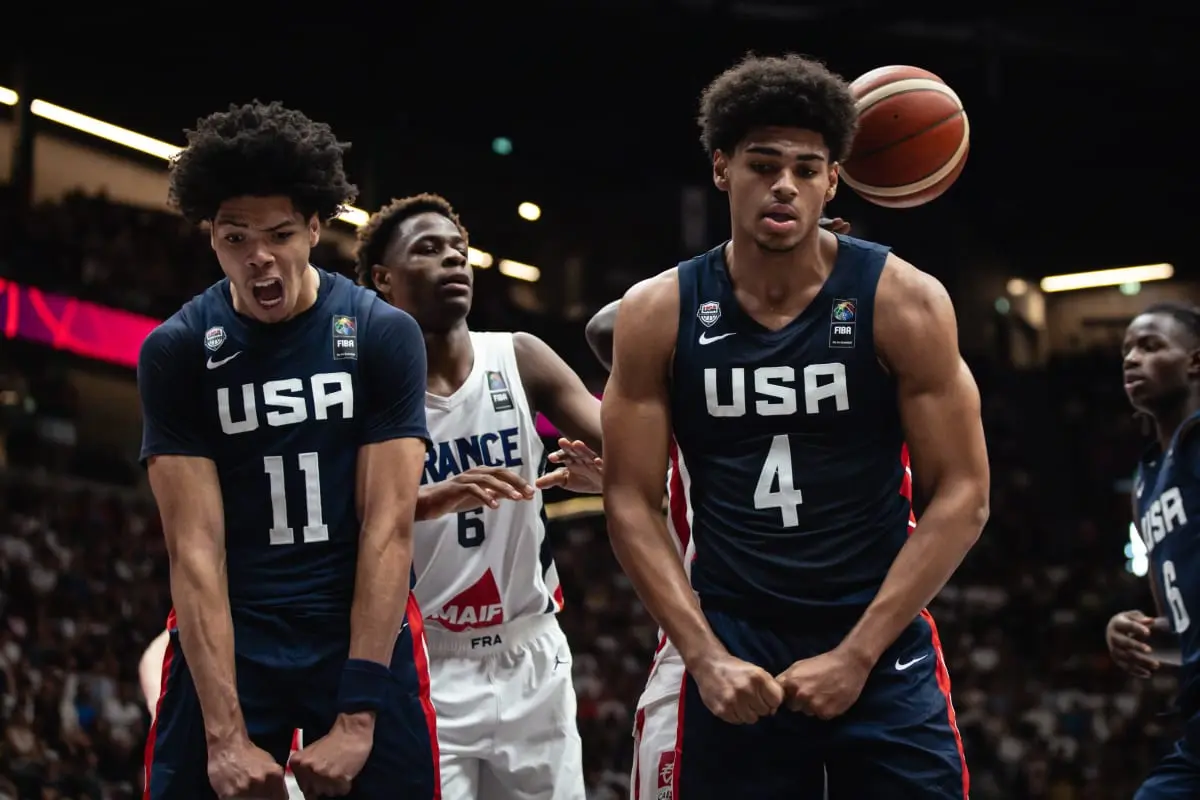 U19男篮世界杯一夜3场惨案，中国连败垫底，1队弃权，美国大胜！