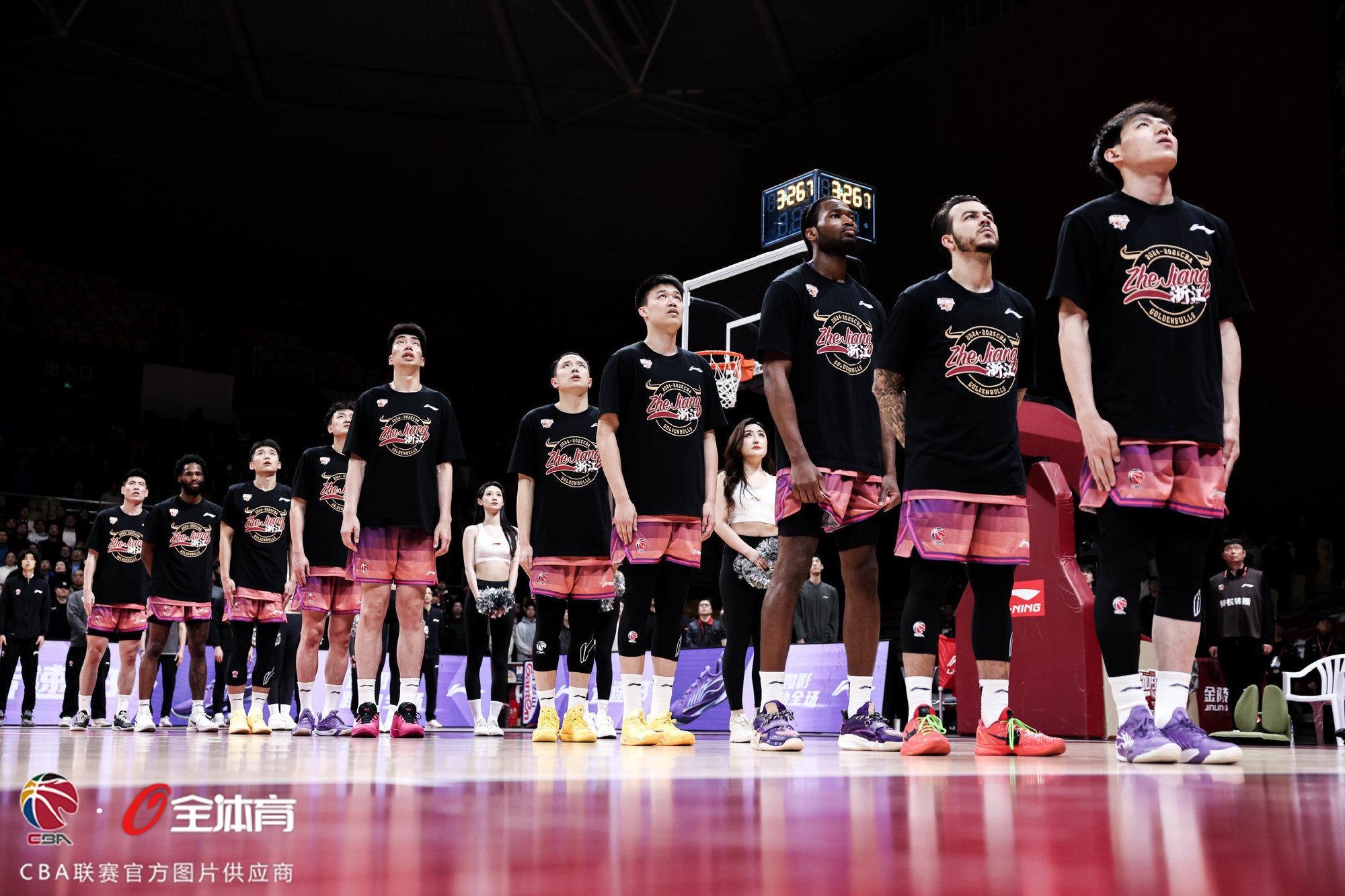 CBA官方社媒发布浙江男篮2024-2025赛季精彩瞬间