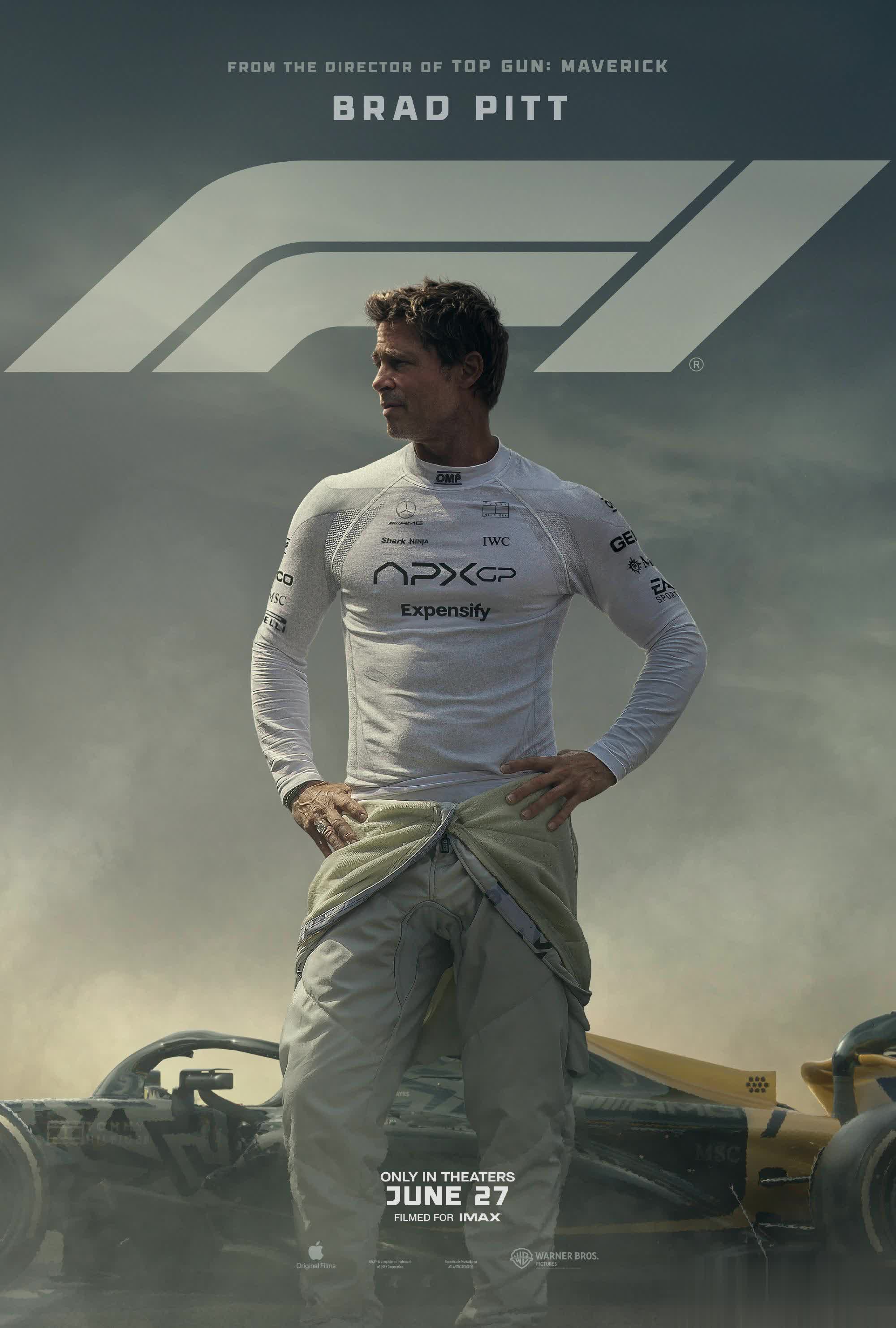 F1：狂飙飞车全球开画1.44亿美元 口碑出色