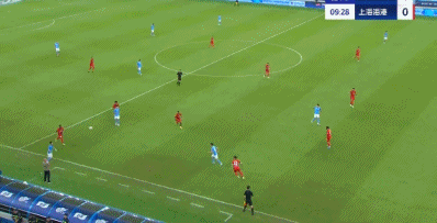 半场-深圳新鹏城暂1-0上海海港 李宁破门古斯塔沃中横梁