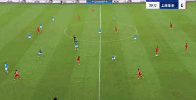 半场-深圳新鹏城暂1-0上海海港 李宁破门古斯塔沃中横梁