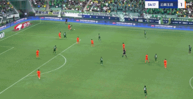 4连胜&16轮不败领跑！国安2-1逆转云南玉昆 张玉宁替补助攻+造点