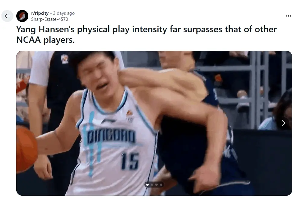 担忧杨瀚森无法适应NBA？拓蜜一张图打消顾虑：CBA的对抗是世界级