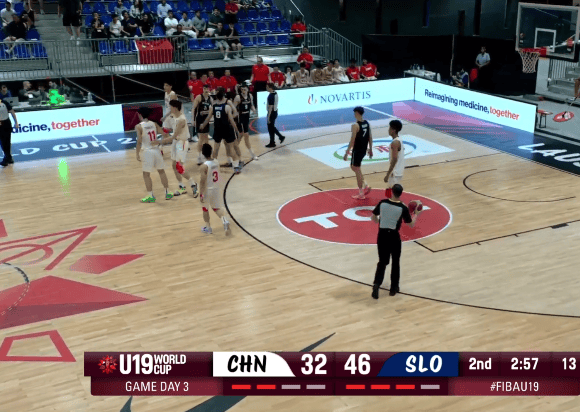没3没板！中国男篮U19次节落后12分，三分2-7、前场板0-8