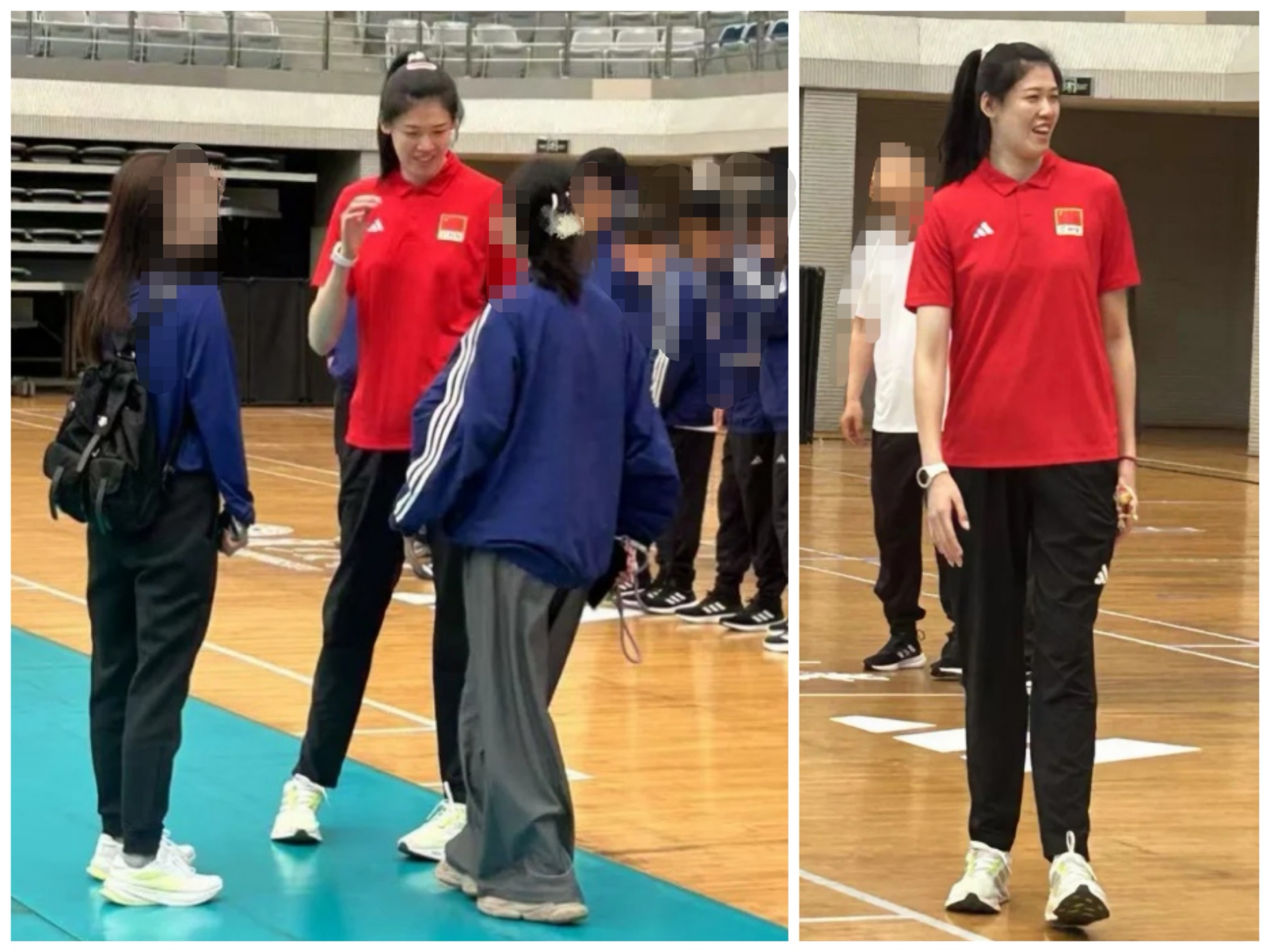 中国女排李盈莹 受邀担任嘉宾 爽朗笑容毫无架子 现身上海