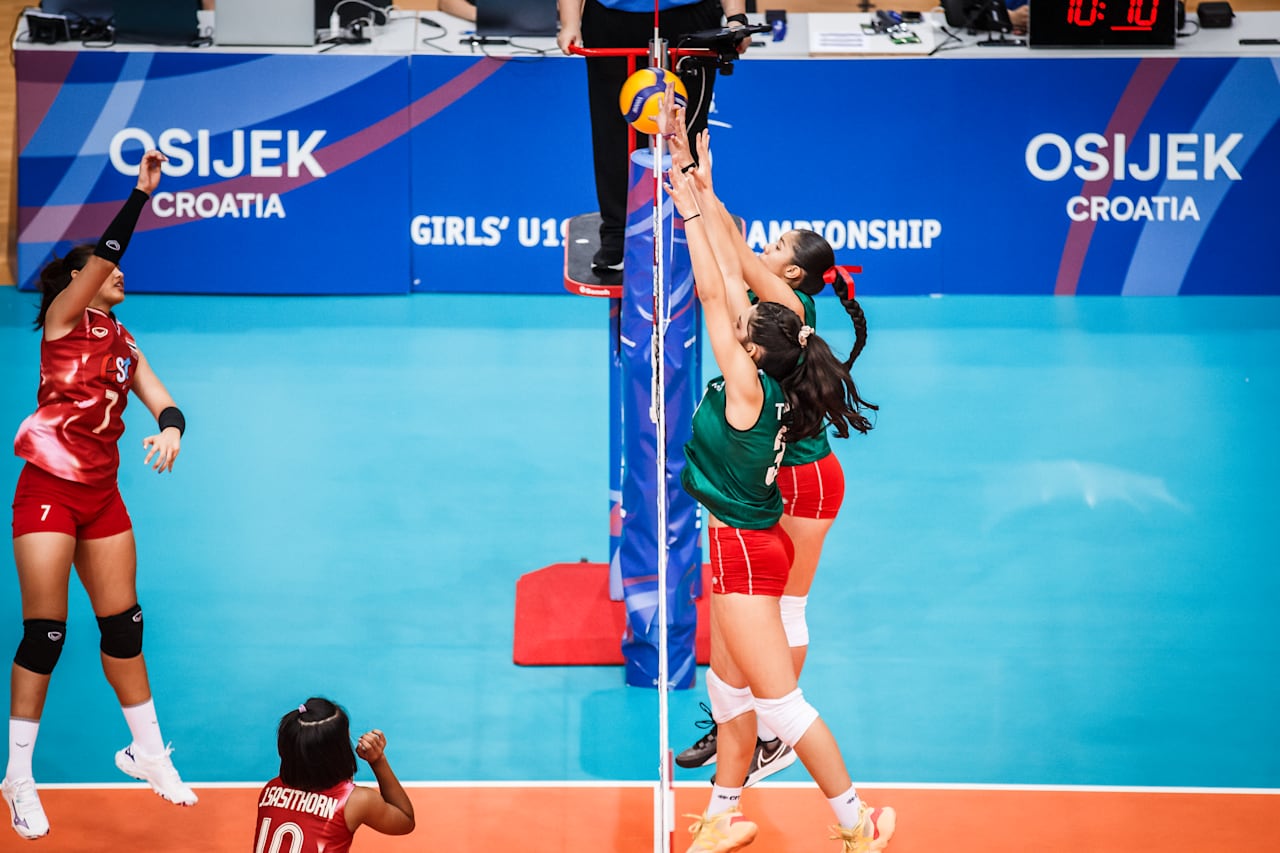 14-25！中国女排名宿冯坤 脸都黑了 世锦赛泰国女排惨败墨西哥