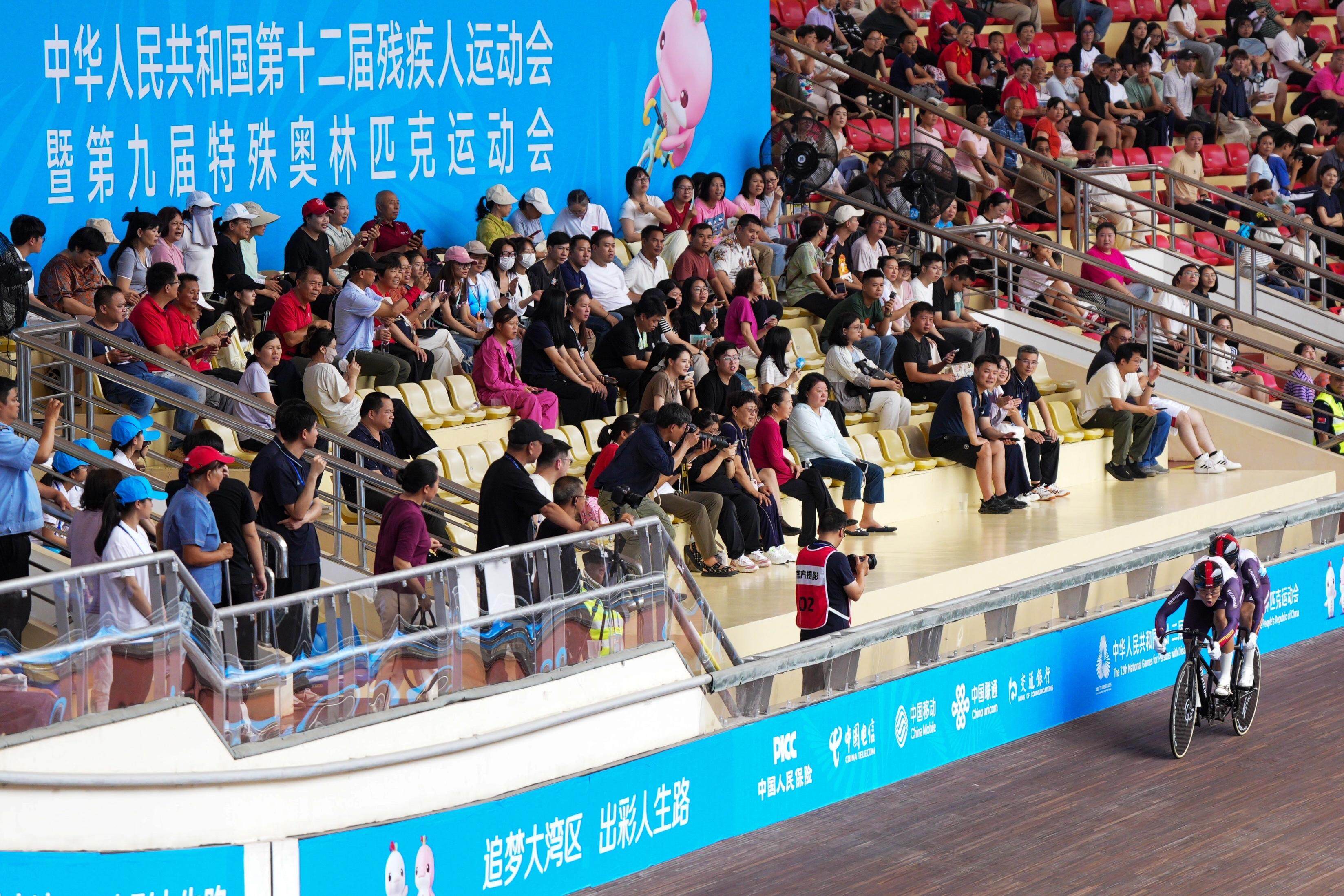 残特奥会自行车赛：广东队包揽C级团体竞速赛全部冠军