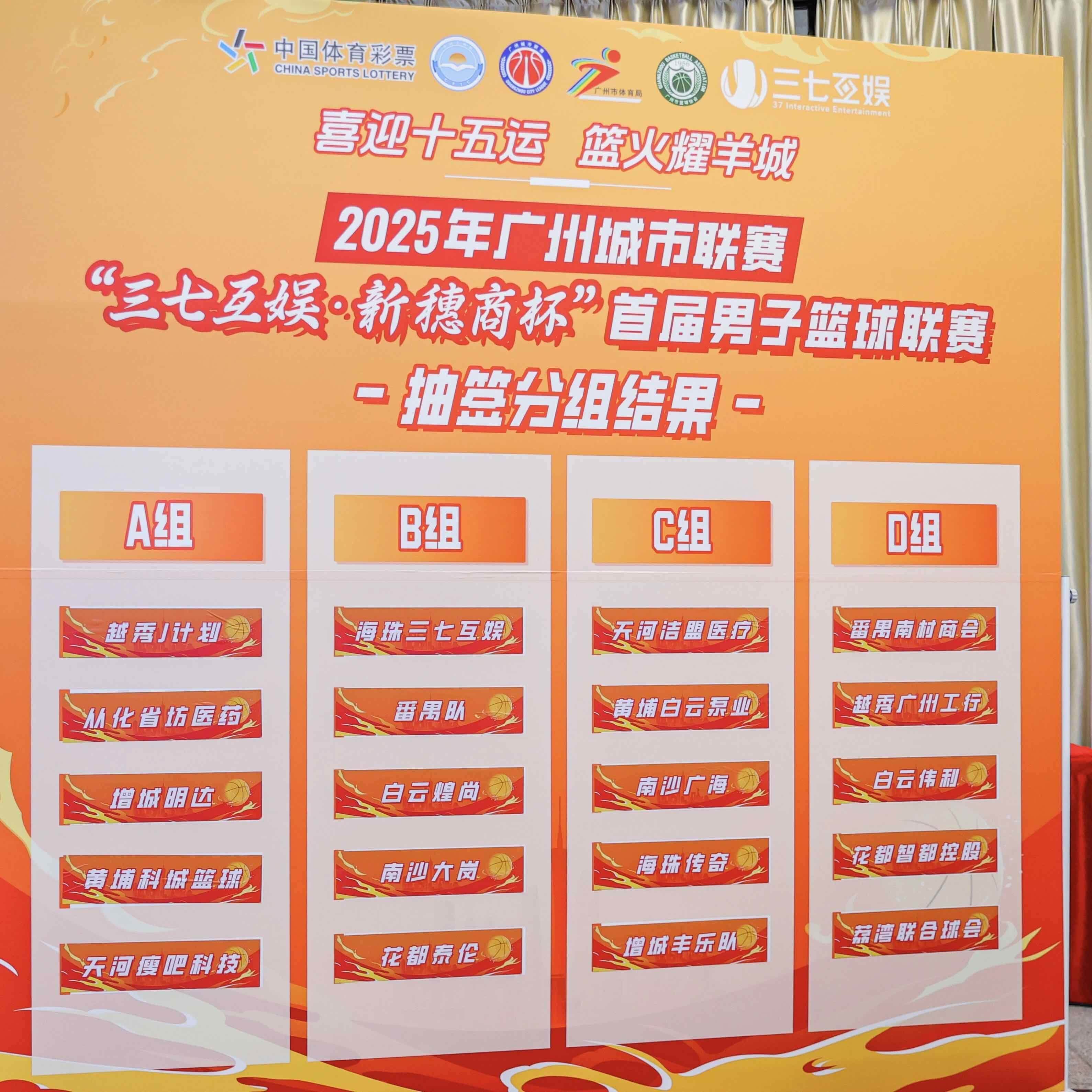 20支球队蓄势待发，2025年广州篮球城市联赛即将开幕