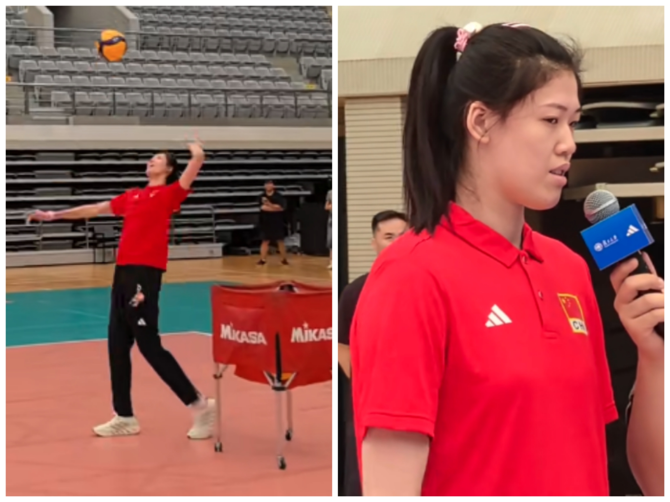 李盈莹归队参与集训 被王梦洁单拦 中国女排备战世联赛阿灵顿站