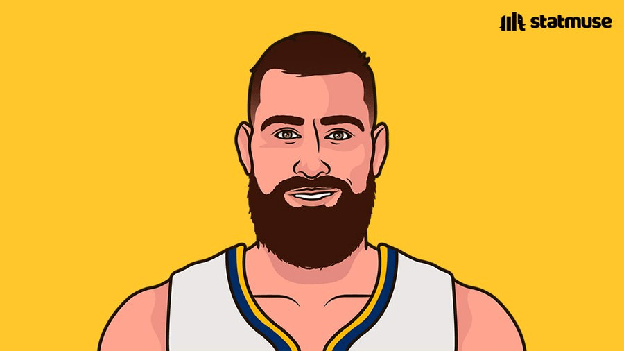 美媒晒瓦兰丘纳斯NBA生涯13个赛季数据：场均13.1分9.3板