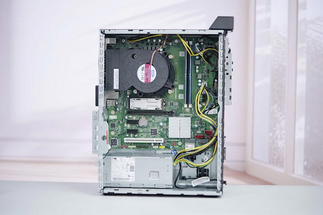 搭载AMD锐龙7 8700G！联想启天M550商用主机图赏