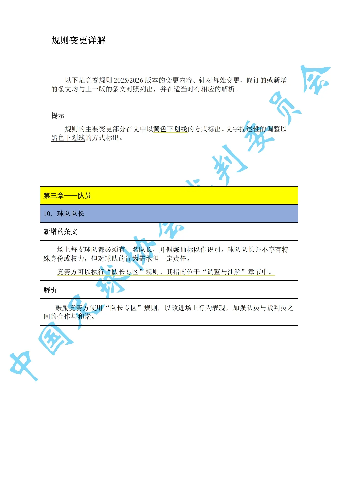 中超7月1日起实施新规：门将持球超8秒判角球 只允许队长接近裁判