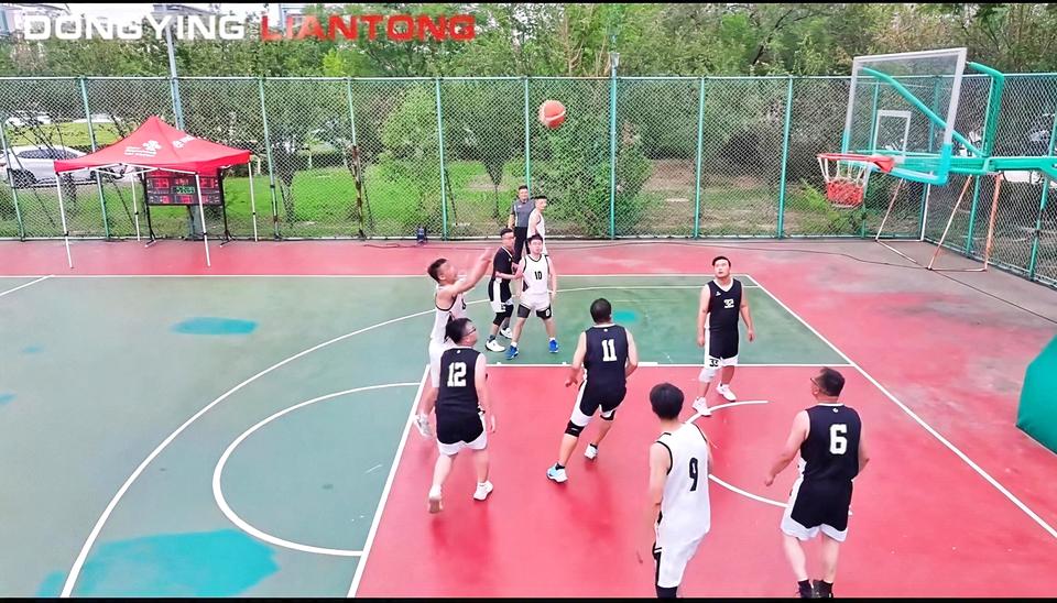 东营联通齐奋进，篮球赛场燃激情