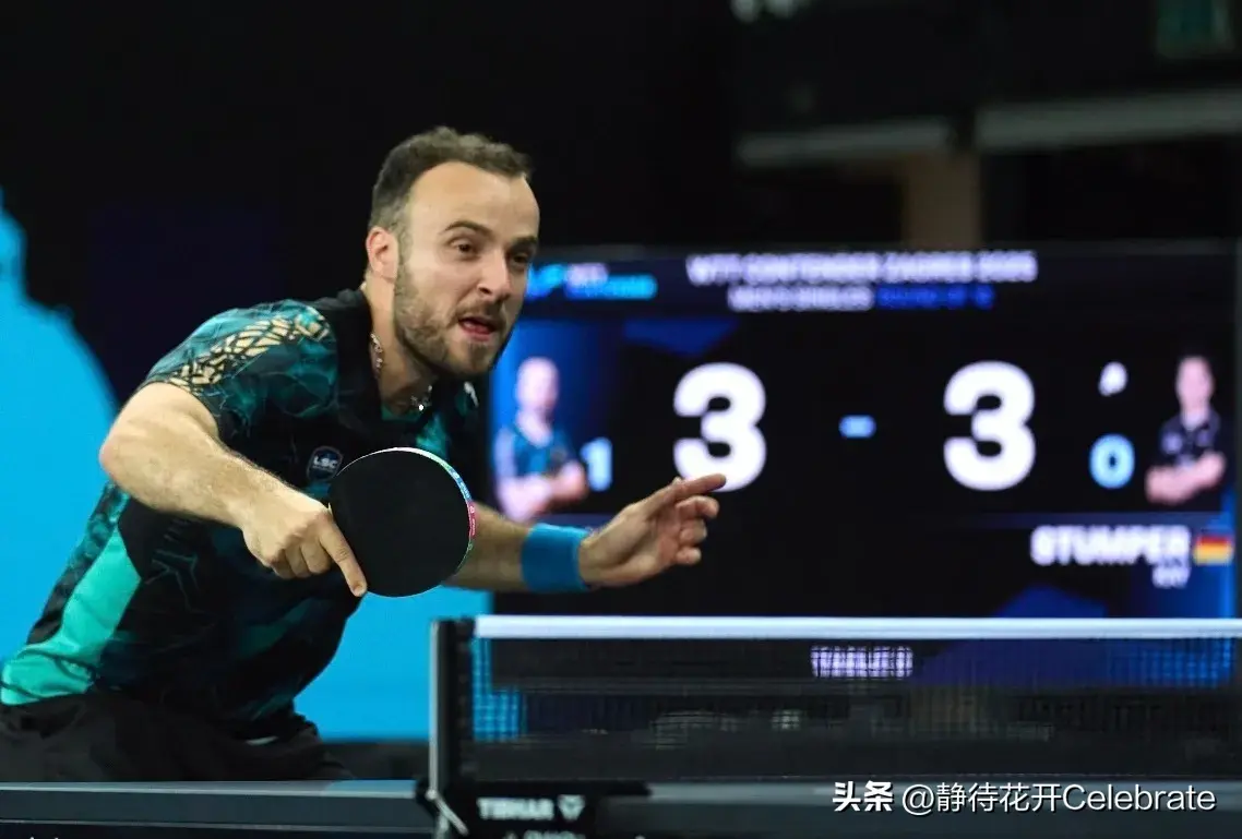 WTT挑战赛八强 国乒3胜2负 ，石洵瑶16:0张翔宇，张本智和轰出11:0