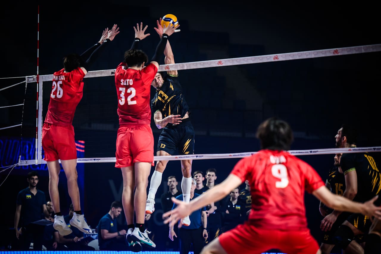 日本男排遭遇第三败！乌克兰+10.81分 赢球细节公布 拦网 发球成关键