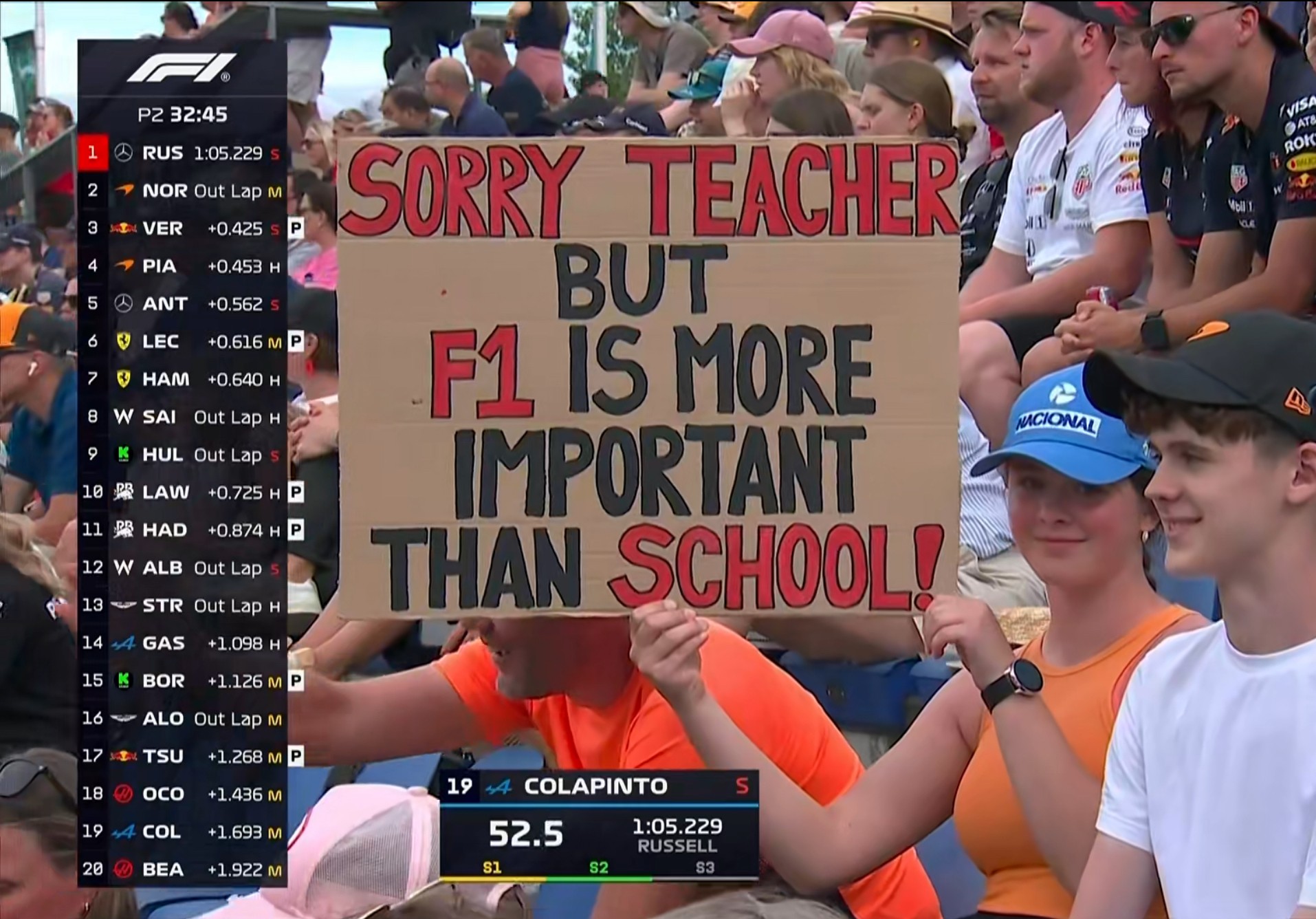 F1奥地利站二练：迈凯伦全场最快，维斯塔潘第3，斯特罗尔第4